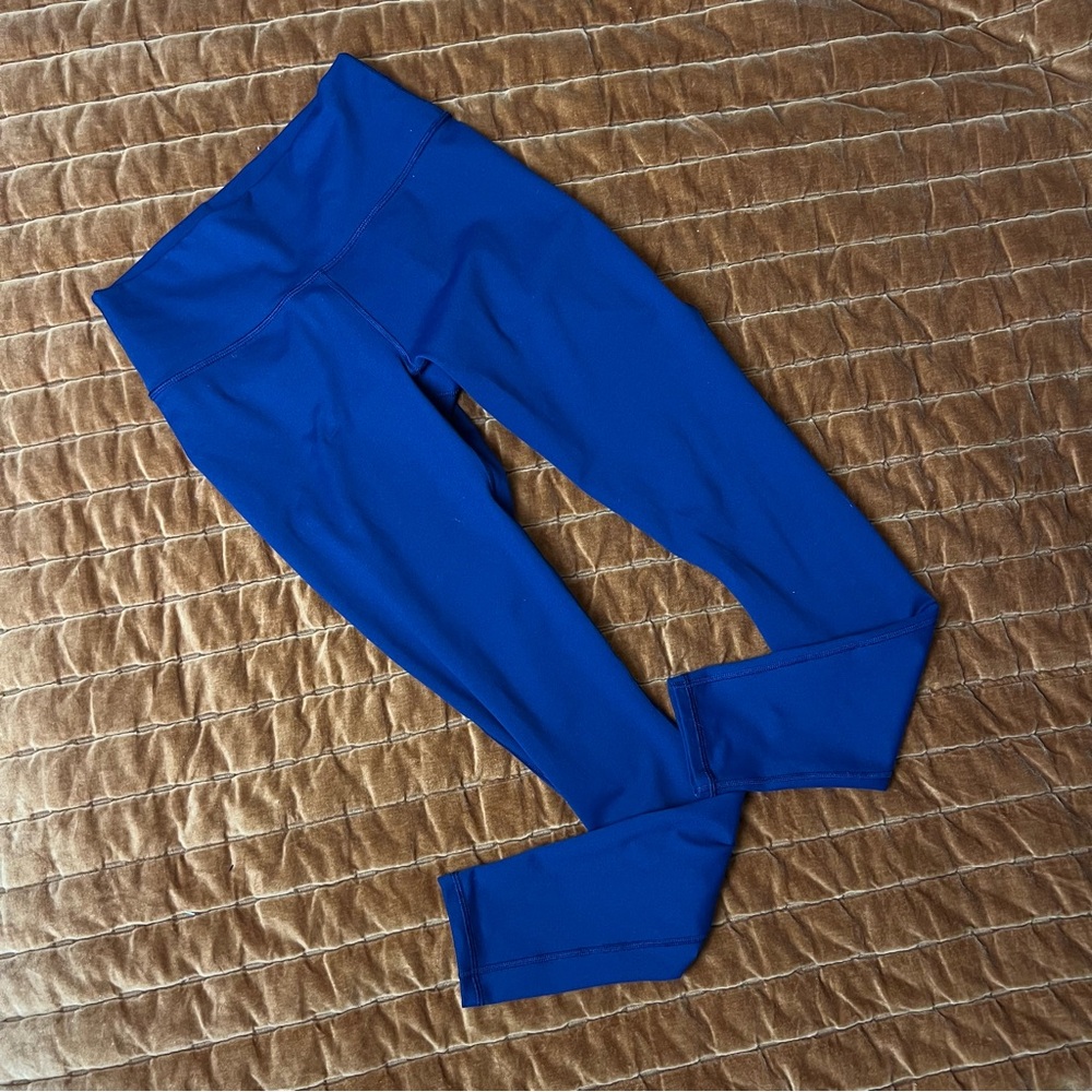 Fabletics Navy PowerHold Leggings - Picture 3 of 6